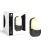 D'Lite Luce Da Parete Atos ABS Nero | IP54 - Adatto per 1x E27 