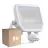 Confezione Multipack 8x Ledvance Proiettore LED Aluminium Bianca 41W 5500lm 100D - 830 Luce Calda -  | IP65 - Sensore di Movimento e Luce - Simmetrico
